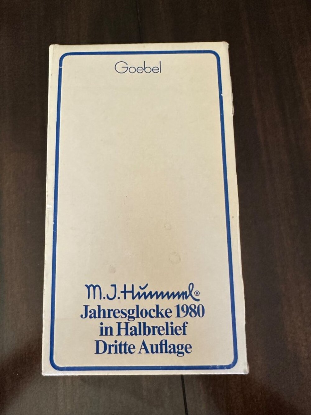 Vintage M.J. Hummel Annual Bell 1980 Third Edition By Goebel In Bas Relief - Picture 2 of 16